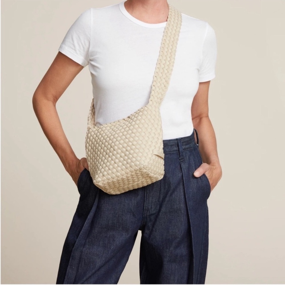 NWT Naghedi Laguna Crossbody in ecru